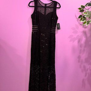 Alexa B Nites Black Sparkle Dress